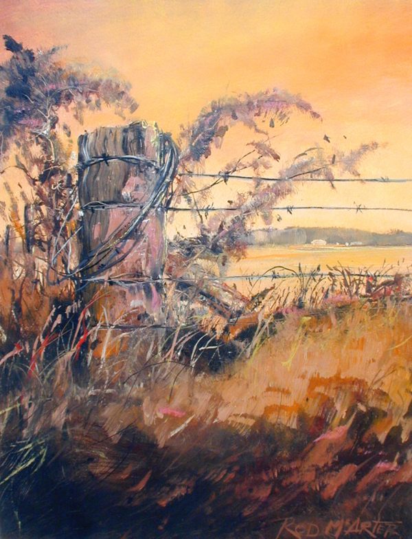 Fence at Sunrise