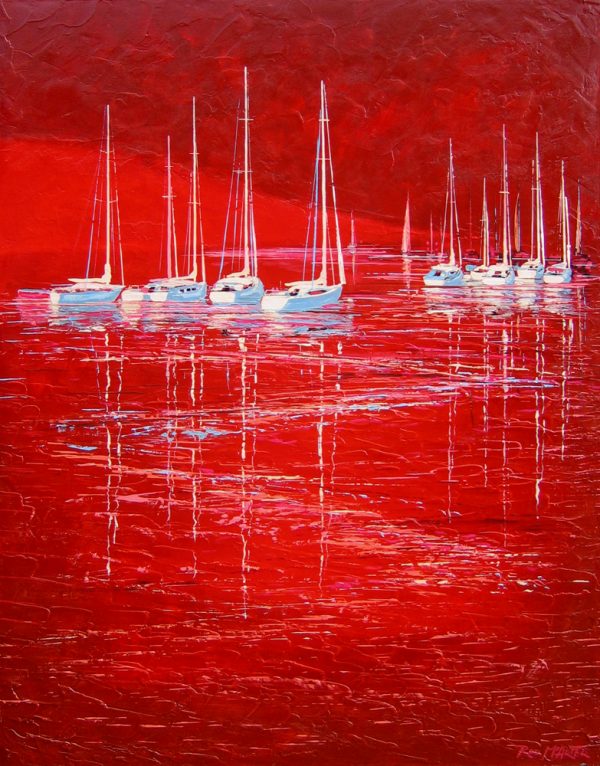 Yachts at Sunset